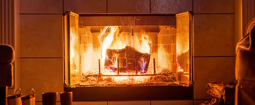 Mendota Hearth Landscape Fireplace Installation in Smyrna, Georgia