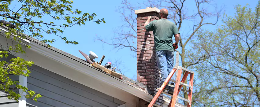 Vinyl and PVC Chimney Flashing Installation in Smyrna, GA