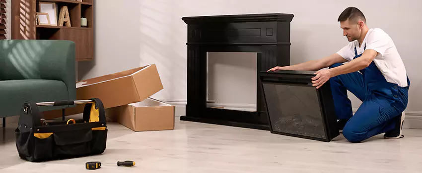 Old Rusted Metal Fireplace Repair And Replacement in Smyrna, GA